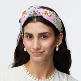 Tulip Field Crystal Bunny Knotted HeadbandAcessories - Hats & Hair - HeadbandsLele SadoughiThe Printed Peach Savannah