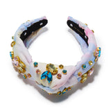 Tulip Field Crystal Bunny Knotted HeadbandAcessories - Hats & Hair - HeadbandsLele SadoughiThe Printed Peach Savannah