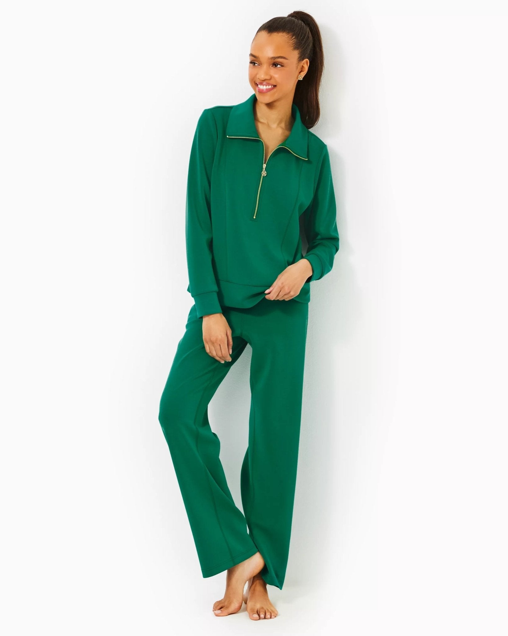 UPF 50+ 30.5" Alwyn High Rise PantHeartland Retail ItemsLILLY PULITZERThe Printed Peach Savannah