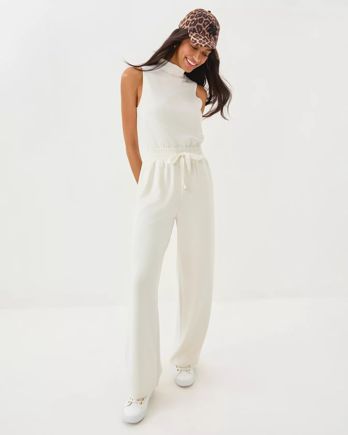 UPF 50+ Amore JumpsuitWomen - Rompers & Jumpsuits - JumpsuitsLILLY PULITZERThe Printed Peach Savannah