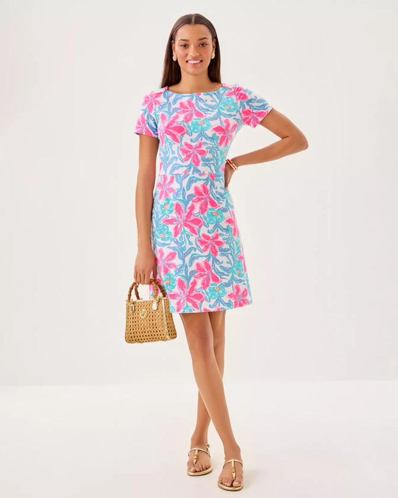 UPF 50+ Bray DressWomens - DressesLILLY PULITZERThe Printed Peach Savannah