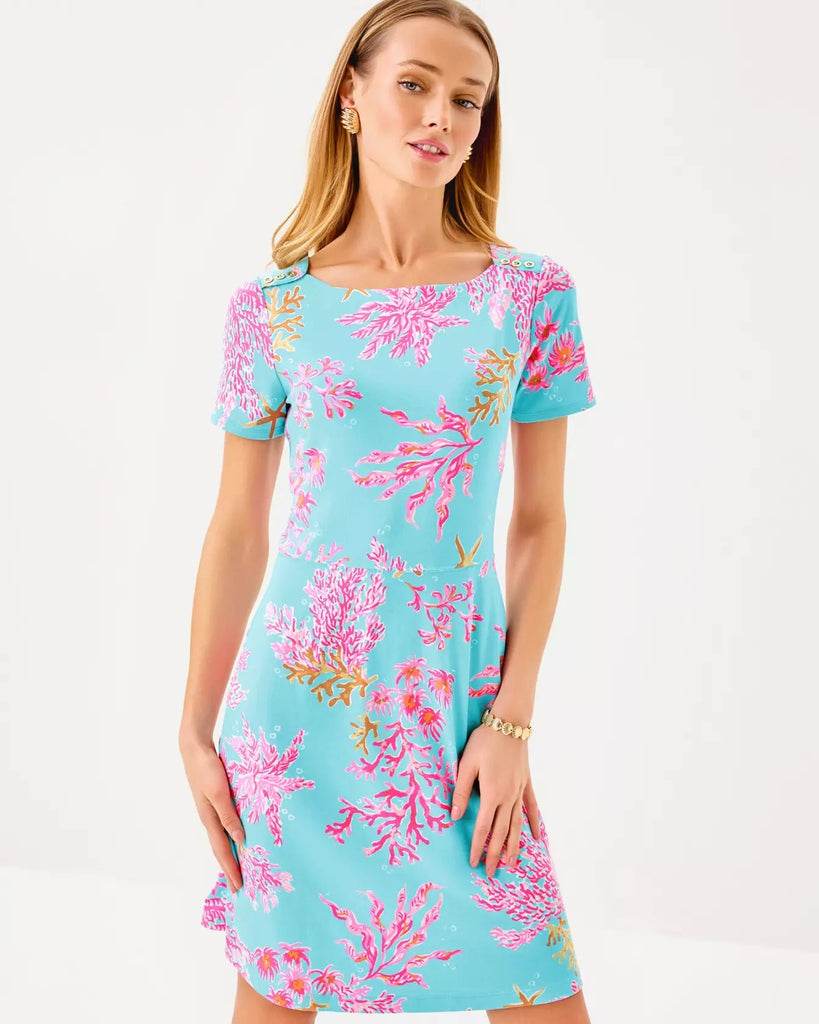 UPF 50+ Bray DressWomens - DressesLILLY PULITZERThe Printed Peach Savannah