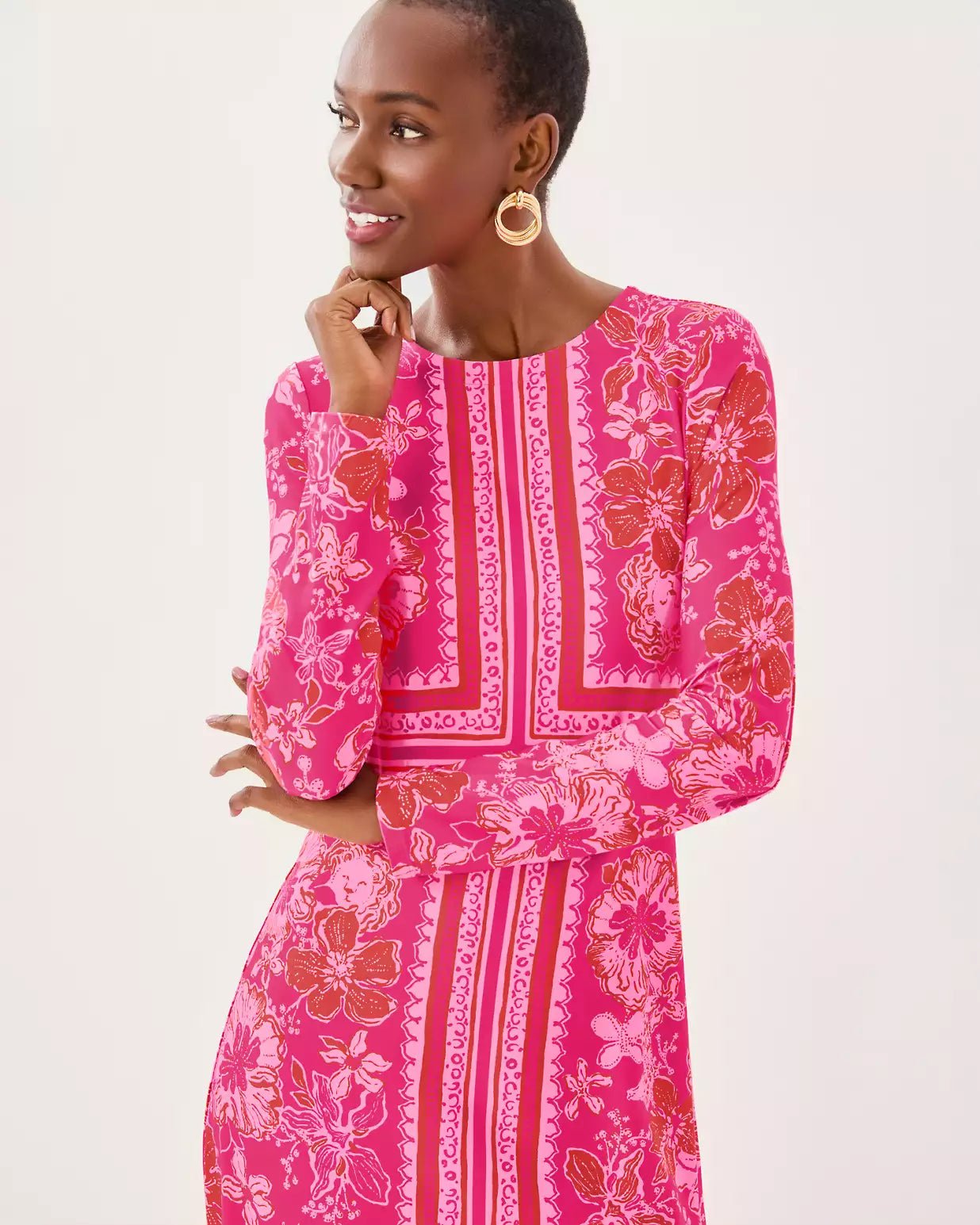 UPF 50+ ChillyLilly Zelena DressLILLY PULITZERThe Printed Peach Savannah