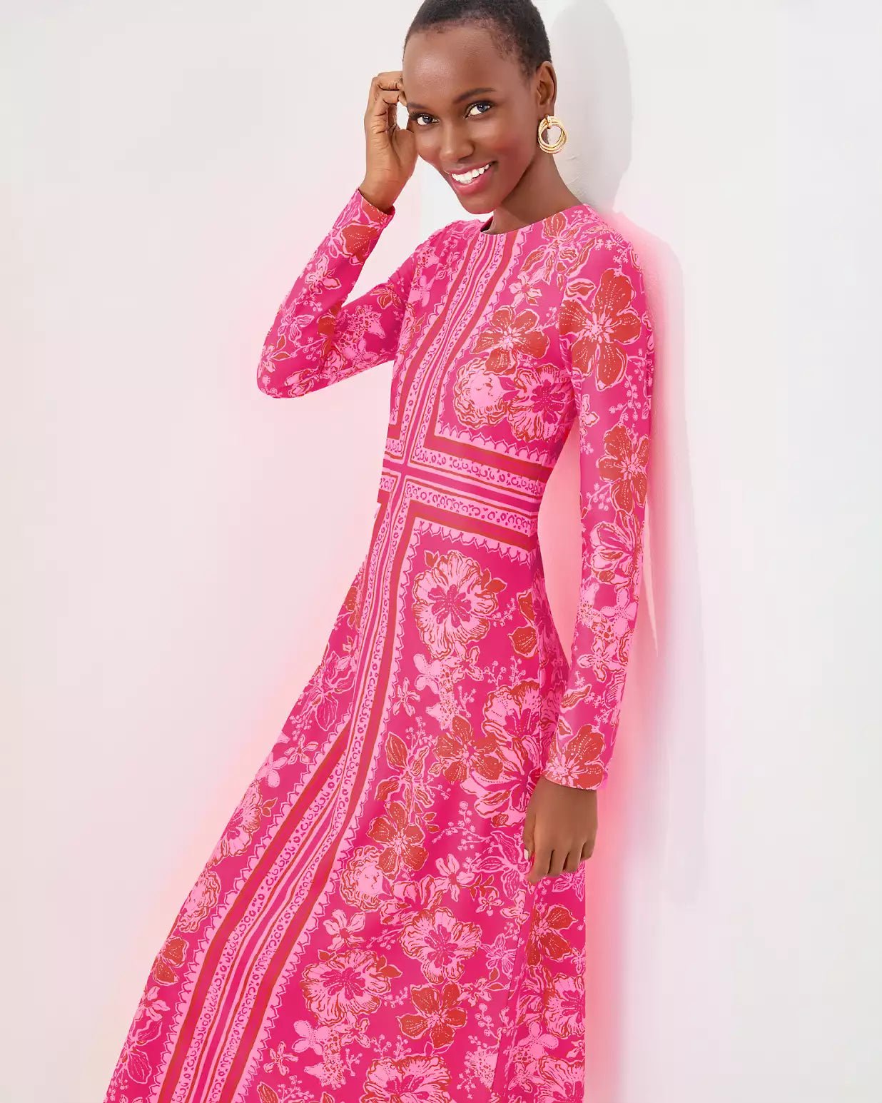 UPF 50+ ChillyLilly Zelena DressLILLY PULITZERThe Printed Peach Savannah