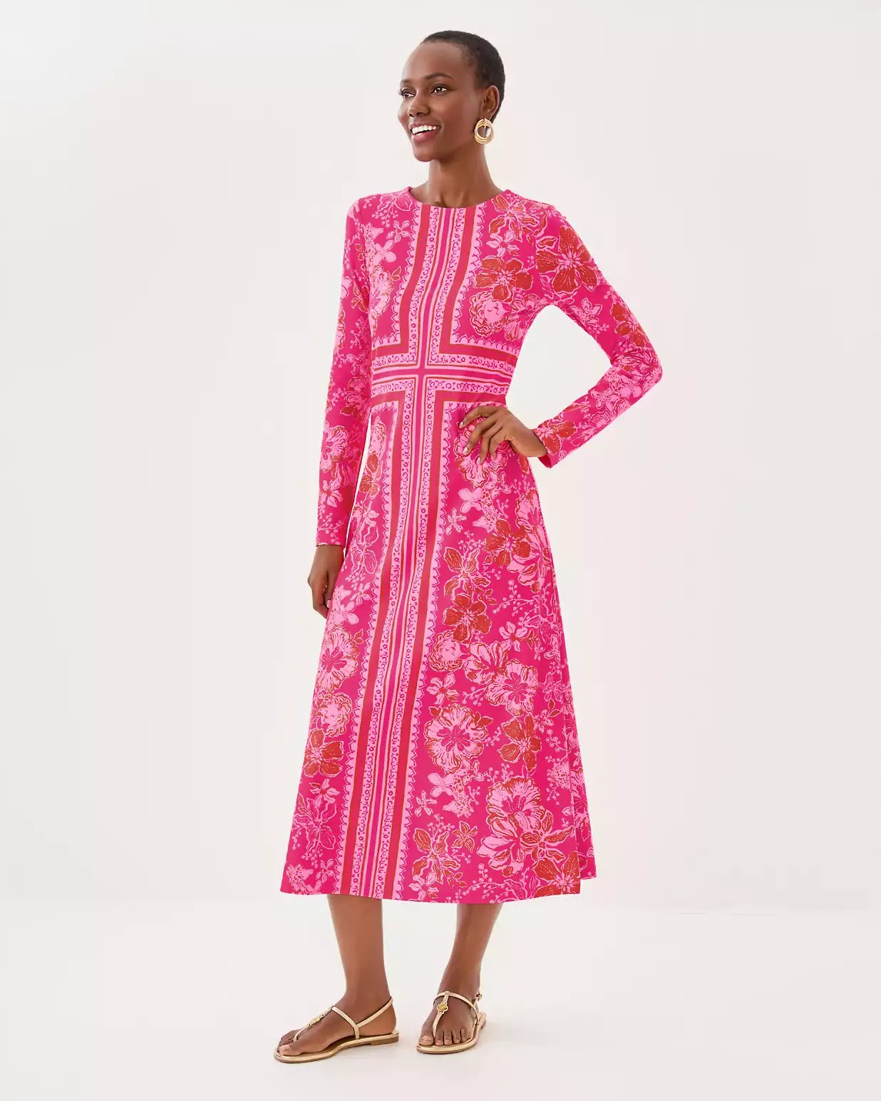 UPF 50+ ChillyLilly Zelena DressLILLY PULITZERThe Printed Peach Savannah