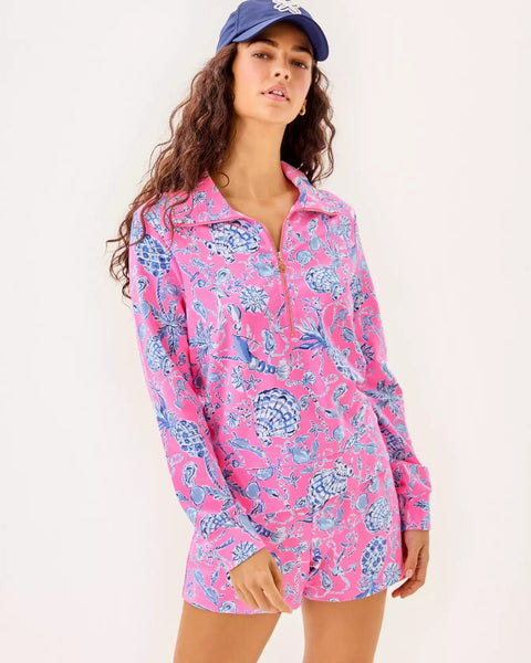 UPF 50+ Eleni PulloverHeartland Retail ItemsLILLY PULITZERThe Printed Peach Savannah