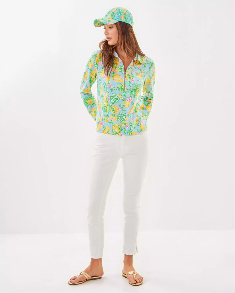 UPF 50+ Eleni PulloverHeartland Retail ItemsLILLY PULITZERThe Printed Peach Savannah