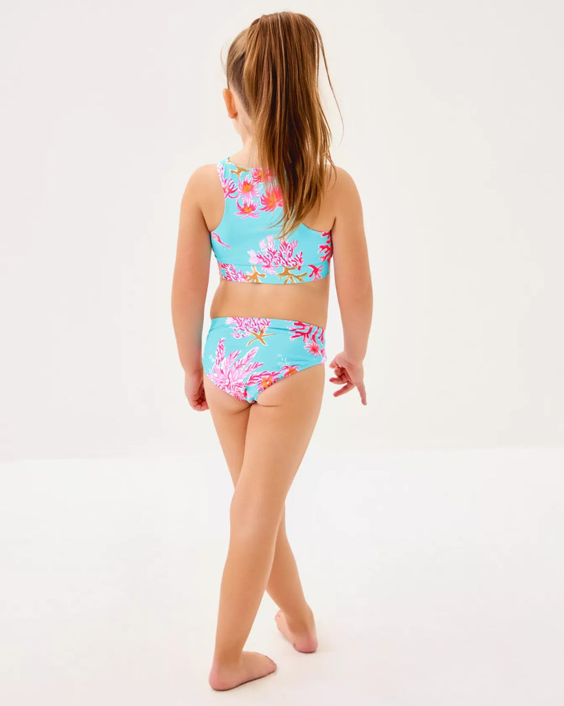UPF 50+ Girls Tacoma Tankini Swim SetHeartland Retail ItemsLILLY PULITZERThe Printed Peach Savannah