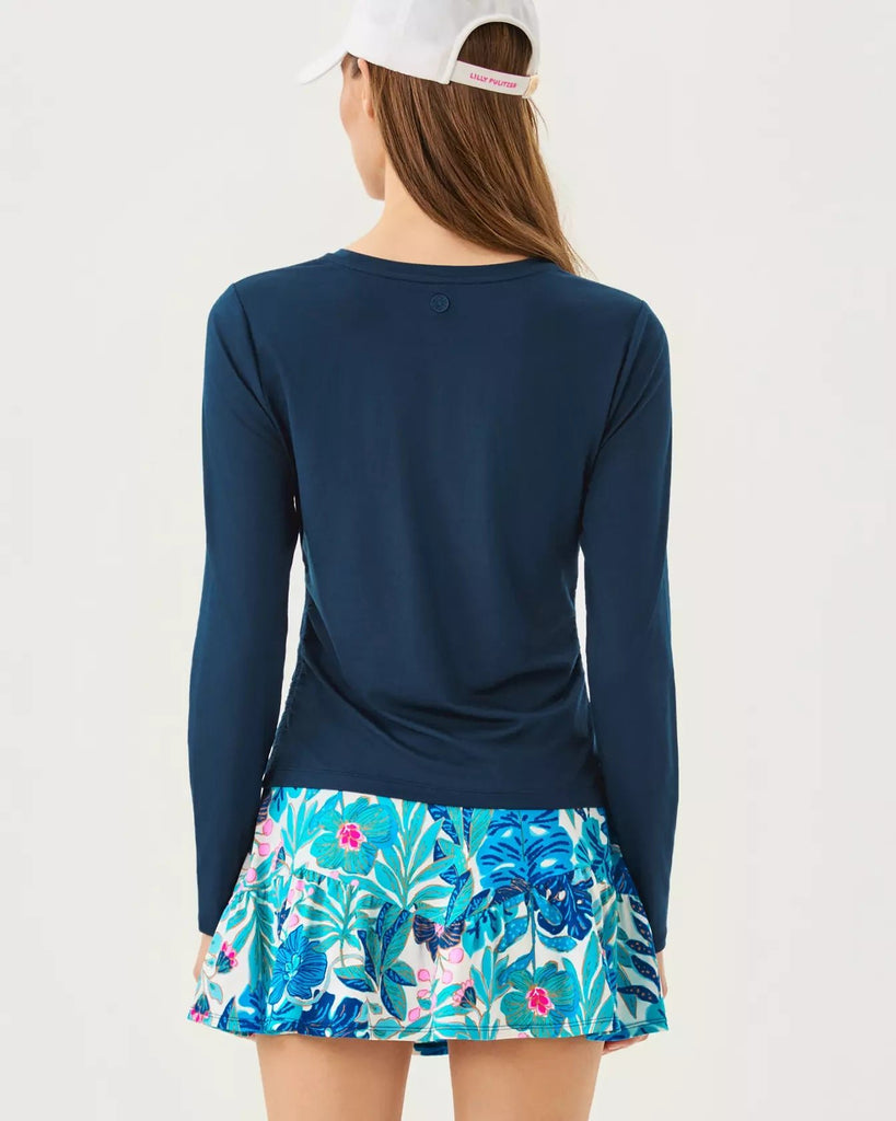 UPF 50+ Heston Long Sleeve TeeWomens - Tops - TeesLILLY PULITZERThe Printed Peach Savannah