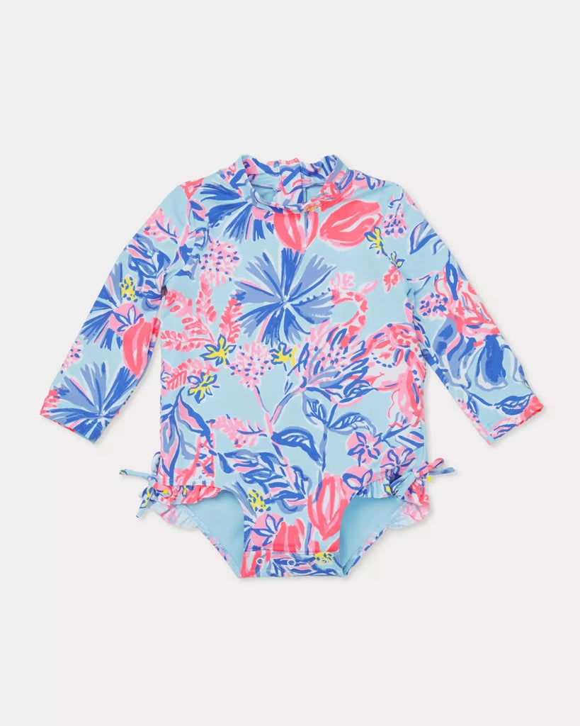 UPF 50+ Idella Infant SwimsuitHeartland Retail ItemsLILLY PULITZERThe Printed Peach Savannah