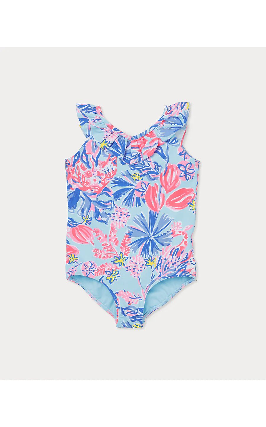 UPF 50+ Janah SwimsuitGirls - Swim - One PiecesLILLY PULITZERThe Printed Peach Savannah