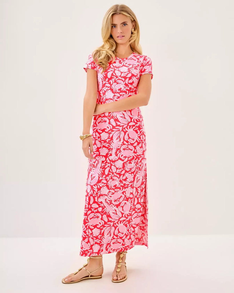 UPF 50+ Kaden ChillyLilly Maxi DressWomens - DressesLILLY PULITZERThe Printed Peach Savannah