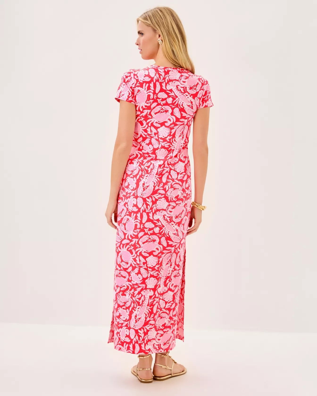 UPF 50+ Kaden ChillyLilly Maxi DressWomens - DressesLILLY PULITZERThe Printed Peach Savannah