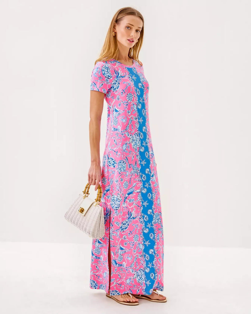 UPF 50+ Kaden ChillyLilly Maxi DressHeartland Retail ItemsLILLY PULITZERThe Printed Peach Savannah