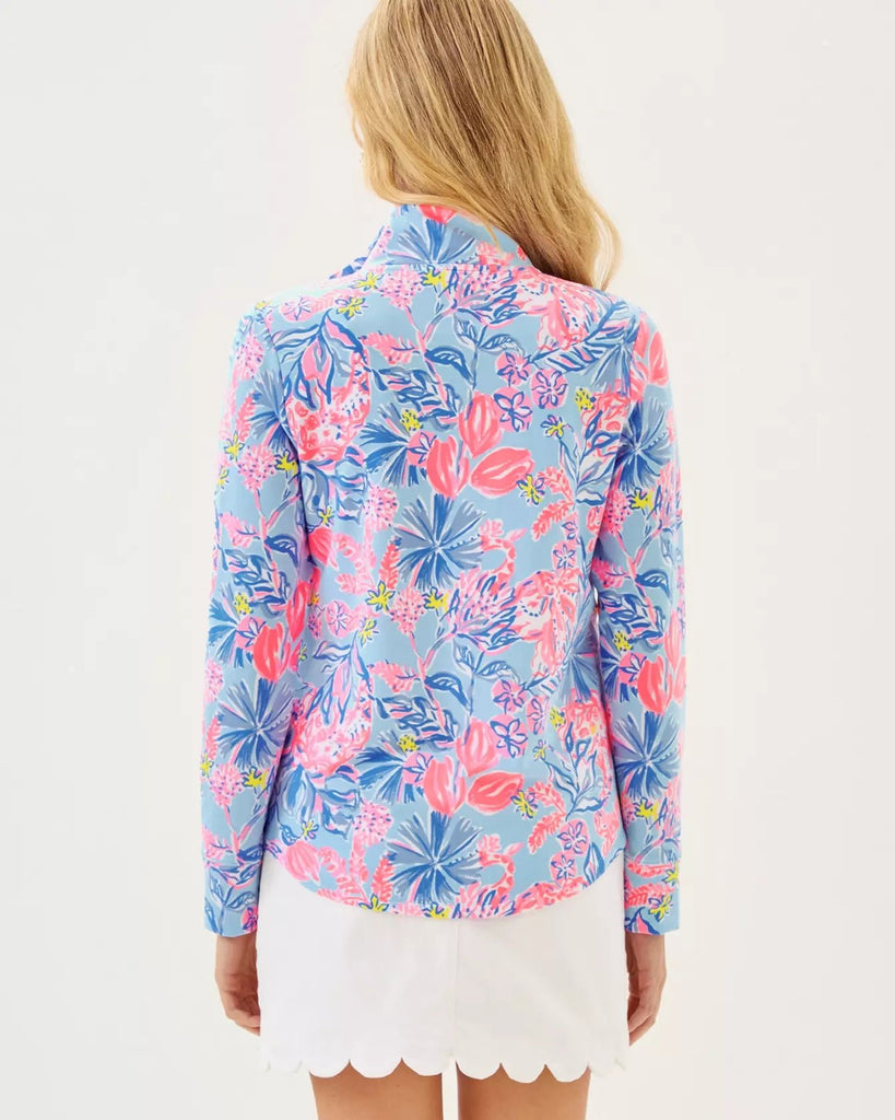 UPF 50+ Leona Zip - Up JacketHeartland Retail ItemsLILLY PULITZERThe Printed Peach Savannah
