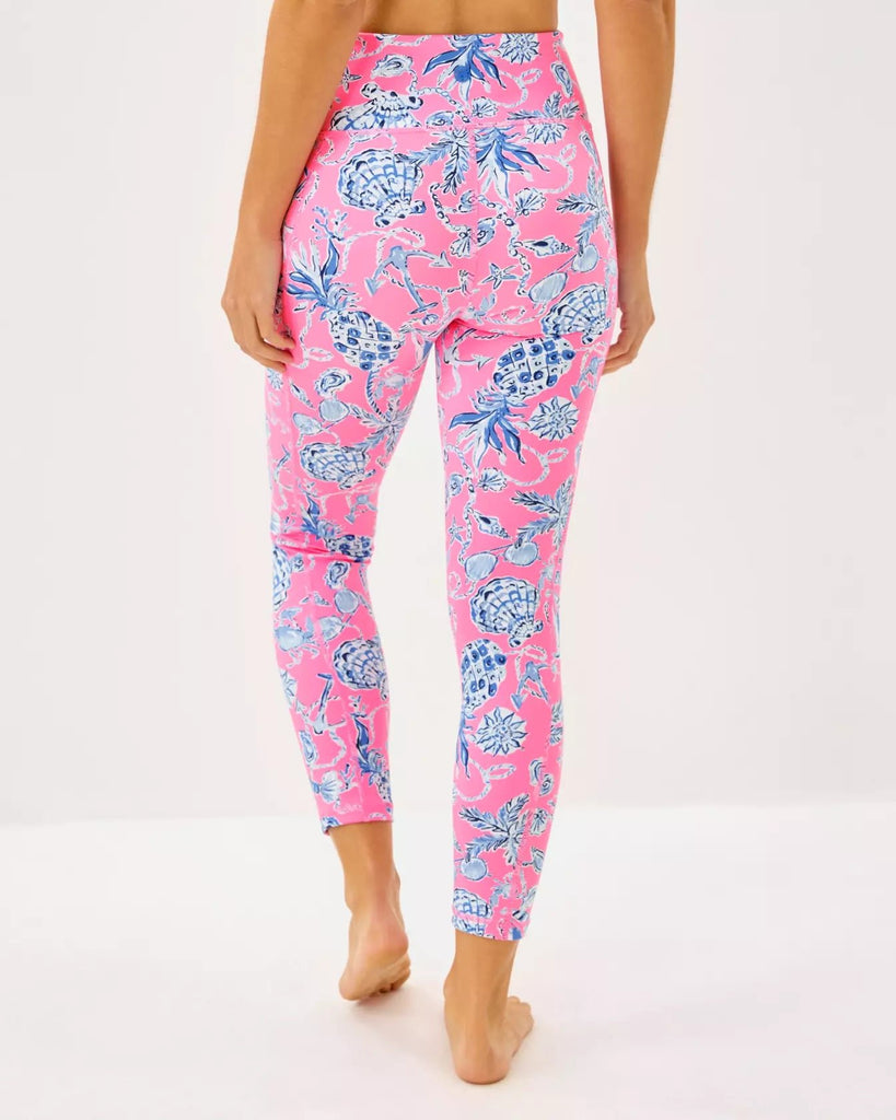 UPF 50+ Luxletic 24" Weekender High Rise Midi LeggingHeartland Retail ItemsLILLY PULITZERThe Printed Peach Savannah