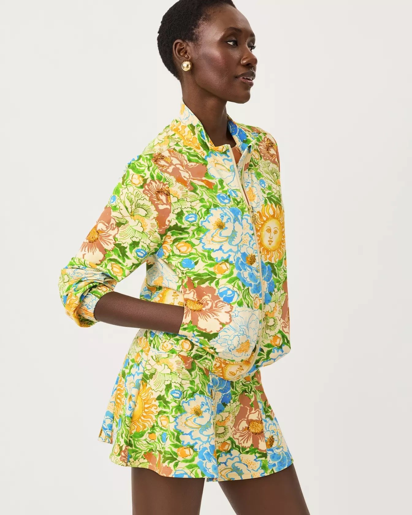UPF 50+ Luxletic Aegean JacketLILLY PULITZERThe Printed Peach Savannah