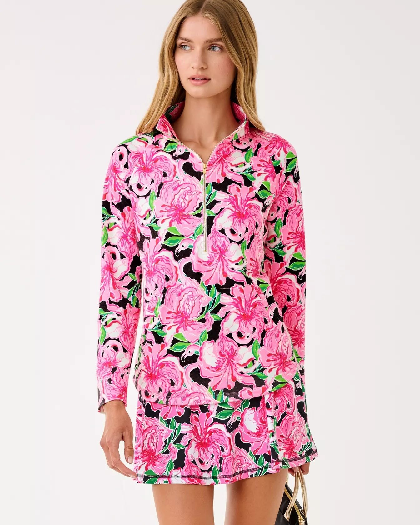 UPF 50+ Luxletic Aila SkortActive - Active Bottoms - SkortsLILLY PULITZERThe Printed Peach Savannah