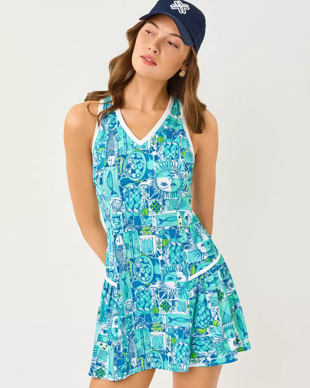 UPF 50+ Luxletic Bacio Active DressWomen - Activewear - Active DressesLILLY PULITZERThe Printed Peach Savannah