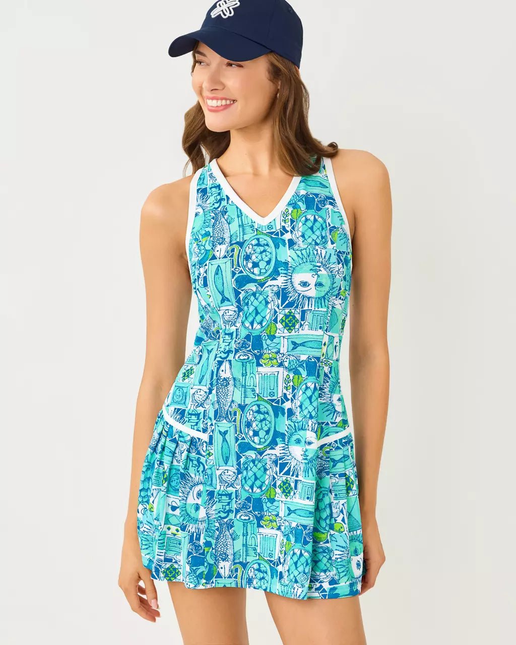 UPF 50+ Luxletic Bacio Active DressWomen - Activewear - Active DressesLILLY PULITZERThe Printed Peach Savannah