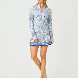 UPF 50+ Luxletic Barbados Zip - Up JacketWomen - Activewear - Active OuterwearLILLY PULITZERThe Printed Peach Savannah