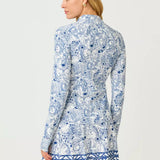 UPF 50+ Luxletic Barbados Zip - Up JacketWomen - Activewear - Active OuterwearLILLY PULITZERThe Printed Peach Savannah