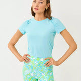 UPF 50+ Luxletic Bria Active TeeActive - Active Tops - TeesLILLY PULITZERThe Printed Peach Savannah