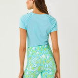 UPF 50+ Luxletic Bria Active TeeActive - Active Tops - TeesLILLY PULITZERThe Printed Peach Savannah