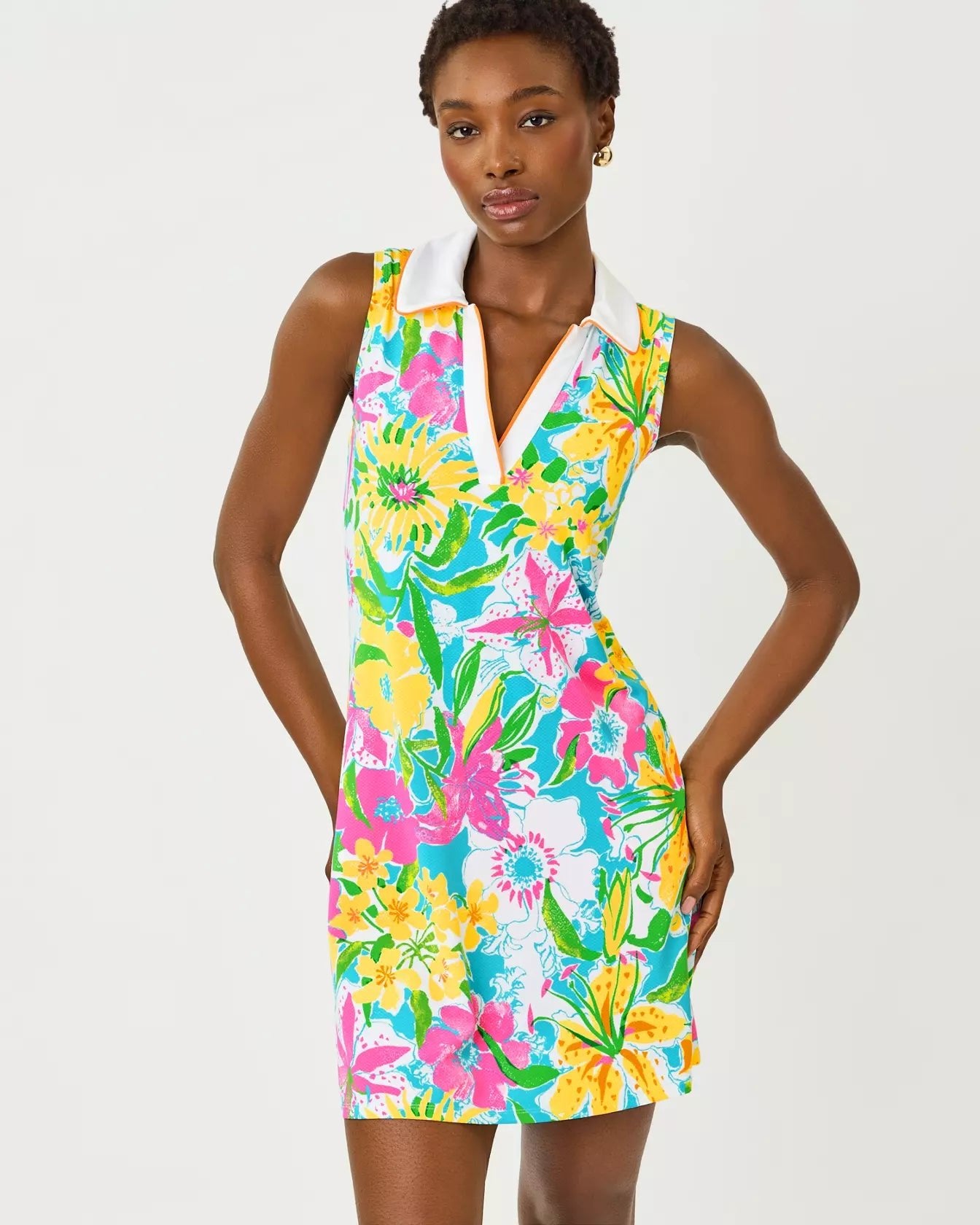 UPF 50+ Luxletic Cayo Costa Sleeveless DressWomen - Activewear - Active DressesLILLY PULITZERThe Printed Peach Savannah