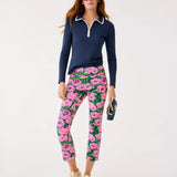 UPF 50+ Luxletic Frida Half Zip PoloActive - Active Outerwear - PulloversLILLY PULITZERThe Printed Peach Savannah