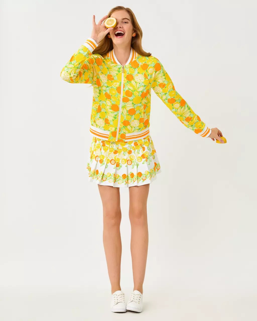 UPF 50+ Luxletic Jaydea JacketWomen - Activewear - Active OuterwearLILLY PULITZERThe Printed Peach Savannah