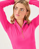 UPF 50+ Luxletic Justine PulloverWomens - Tops - PulloversLILLY PULITZERThe Printed Peach Savannah