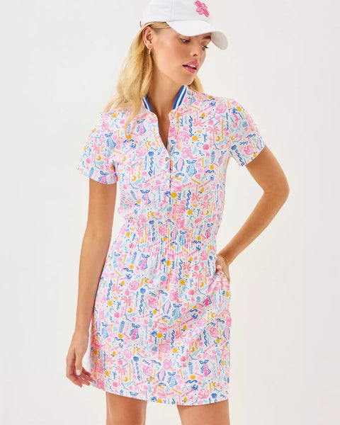 UPF 50+ Luxletic Love Active DressHeartland Retail ItemsLILLY PULITZERThe Printed Peach Savannah