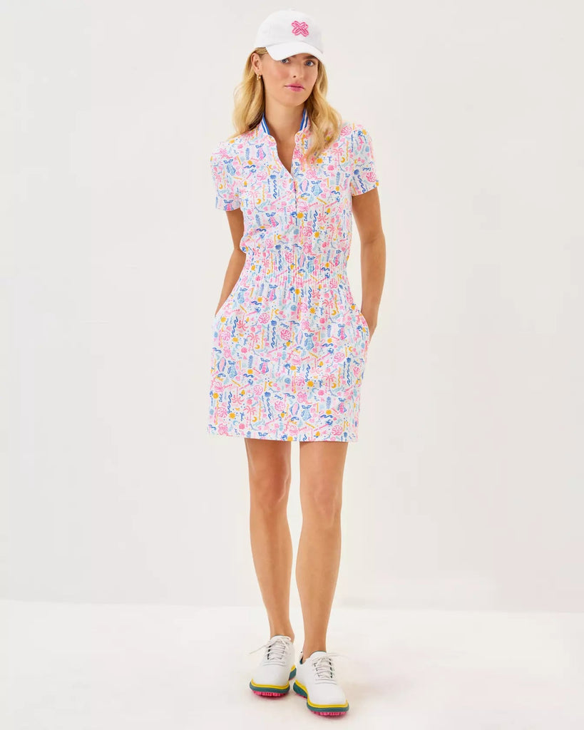 UPF 50+ Luxletic Love Active DressHeartland Retail ItemsLILLY PULITZERThe Printed Peach Savannah