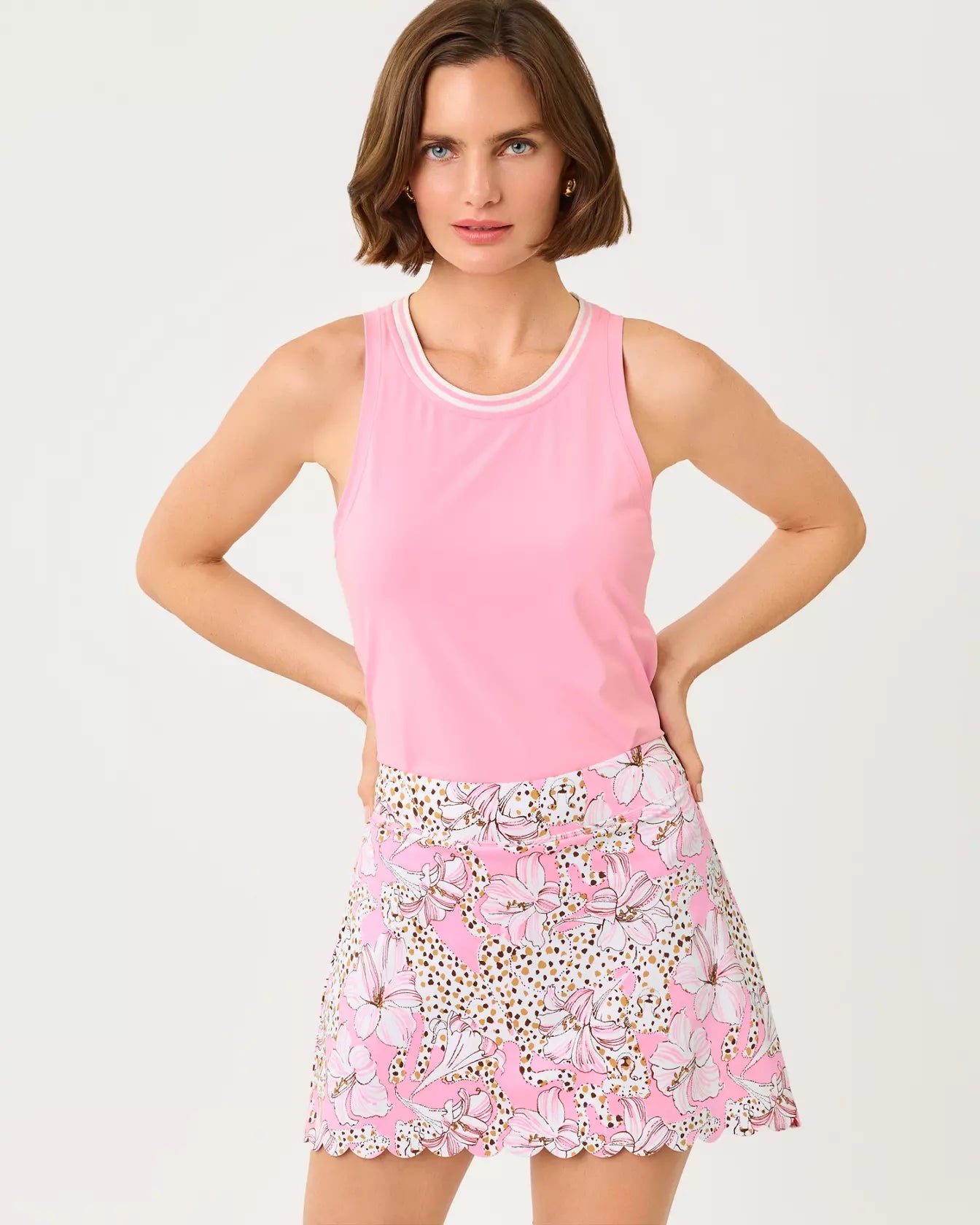 UPF 50+ Luxletic Meena Scallop SkortLILLY PULITZERThe Printed Peach Savannah