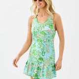 UPF 50+ Luxletic Mixed Doubles DressLILLY PULITZERThe Printed Peach Savannah