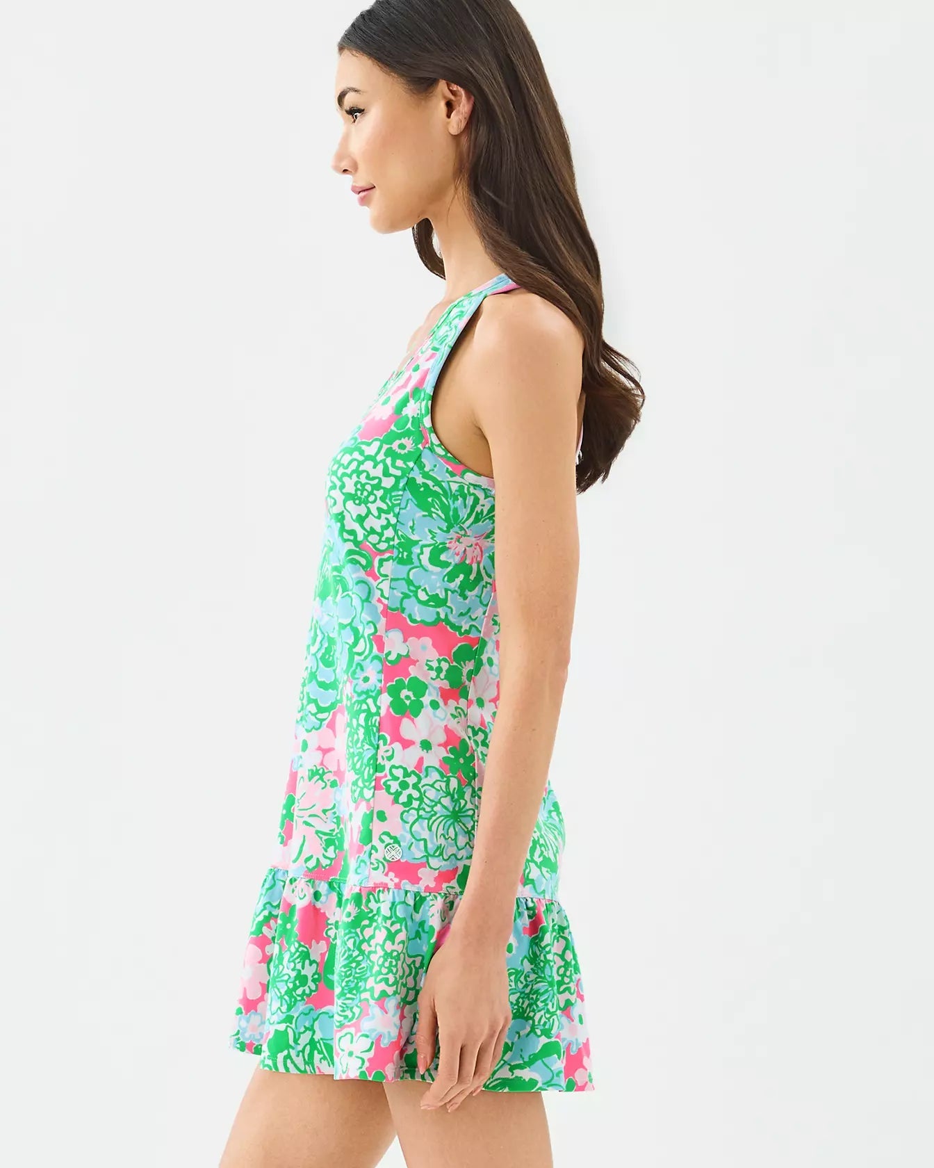 UPF 50+ Luxletic Mixed Doubles DressLILLY PULITZERThe Printed Peach Savannah