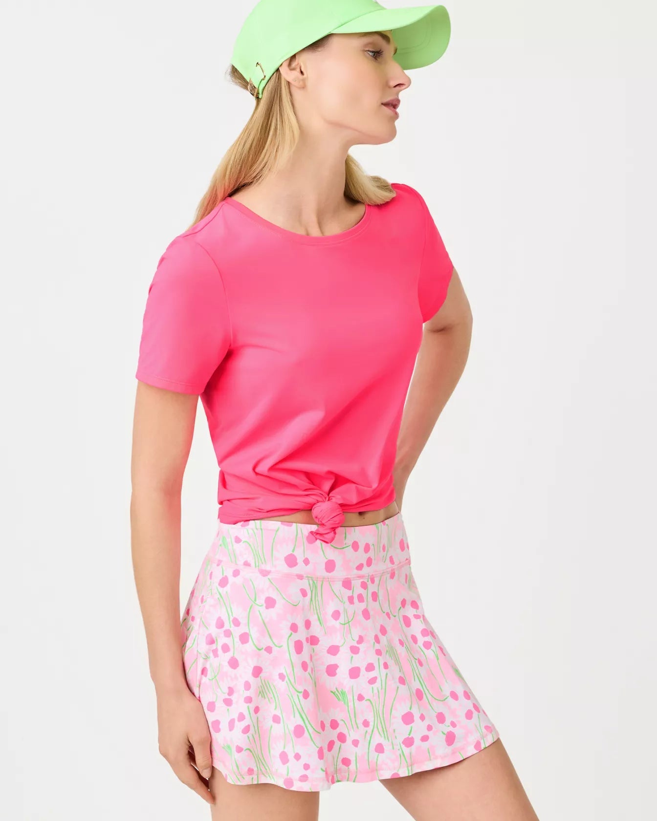 UPF 50+ Luxletic Westley Active TeeActive - Active Tops - TeesLILLY PULITZERThe Printed Peach Savannah