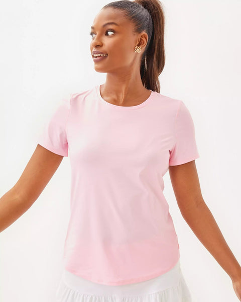 UPF 50+ Luxletic Westley Active TeeHeartland Retail ItemsLILLY PULITZERThe Printed Peach Savannah