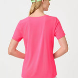 UPF 50+ Luxletic Westley Active TeeActive - Active Tops - TeesLILLY PULITZERThe Printed Peach Savannah