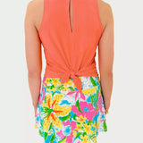 UPF 50+ Luxletic Westley Cutout TankWomen - Activewear - Active Tops - TanksLILLY PULITZERThe Printed Peach Savannah