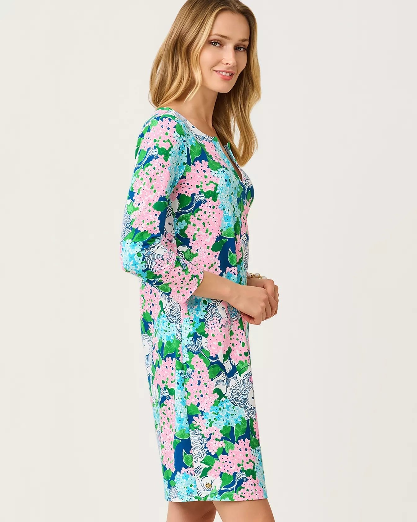 UPF 50+ Nadine DressLILLY PULITZERThe Printed Peach Savannah