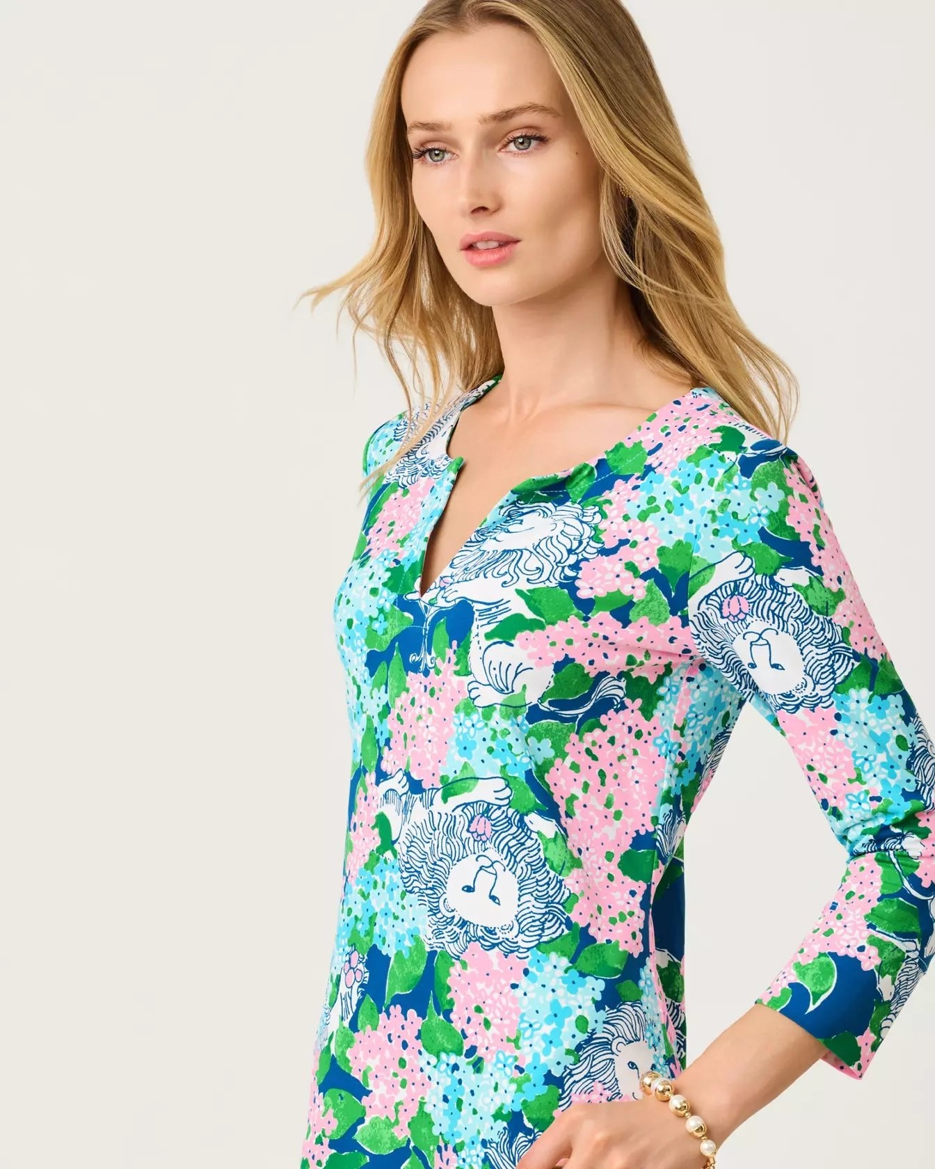 UPF 50+ Nadine DressLILLY PULITZERThe Printed Peach Savannah
