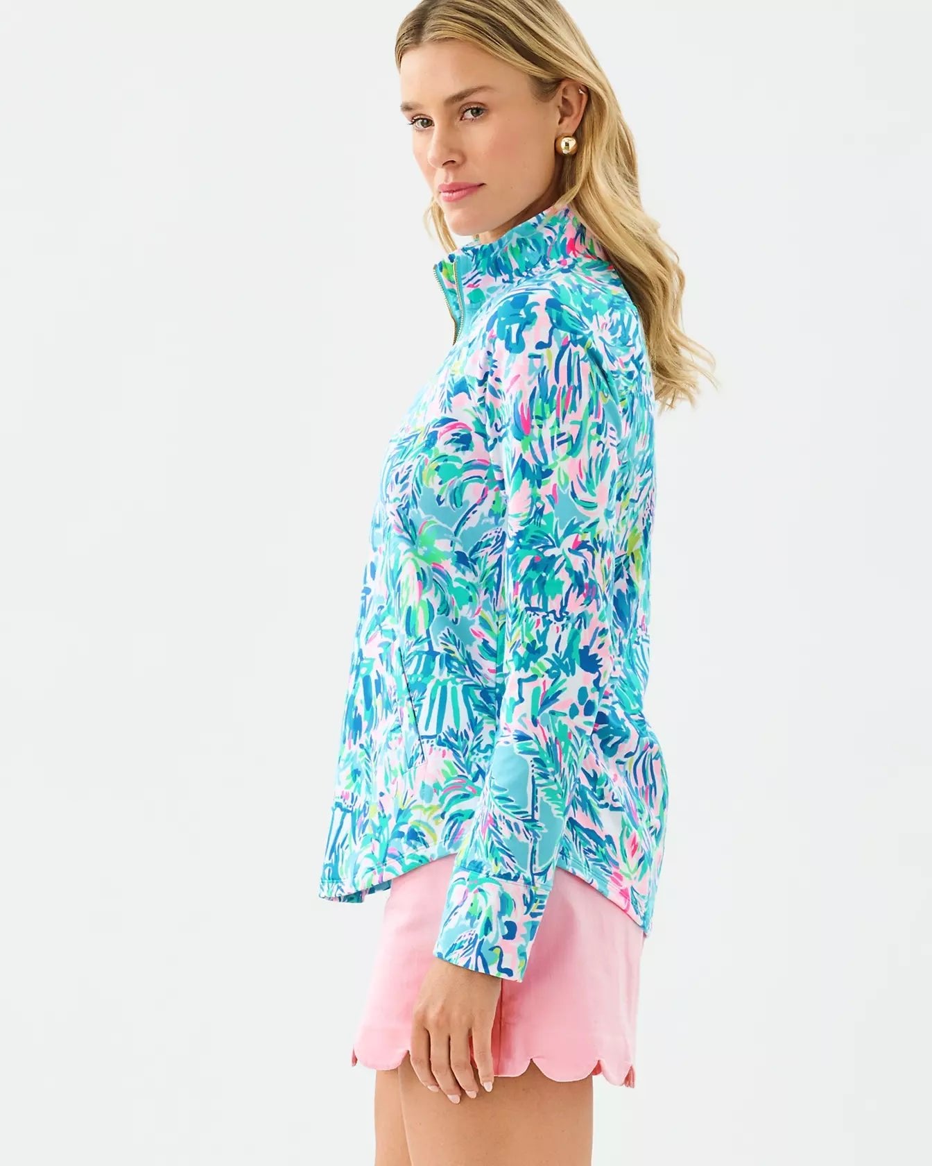 UPF 50+ Skipper PopoverLILLY PULITZERThe Printed Peach Savannah