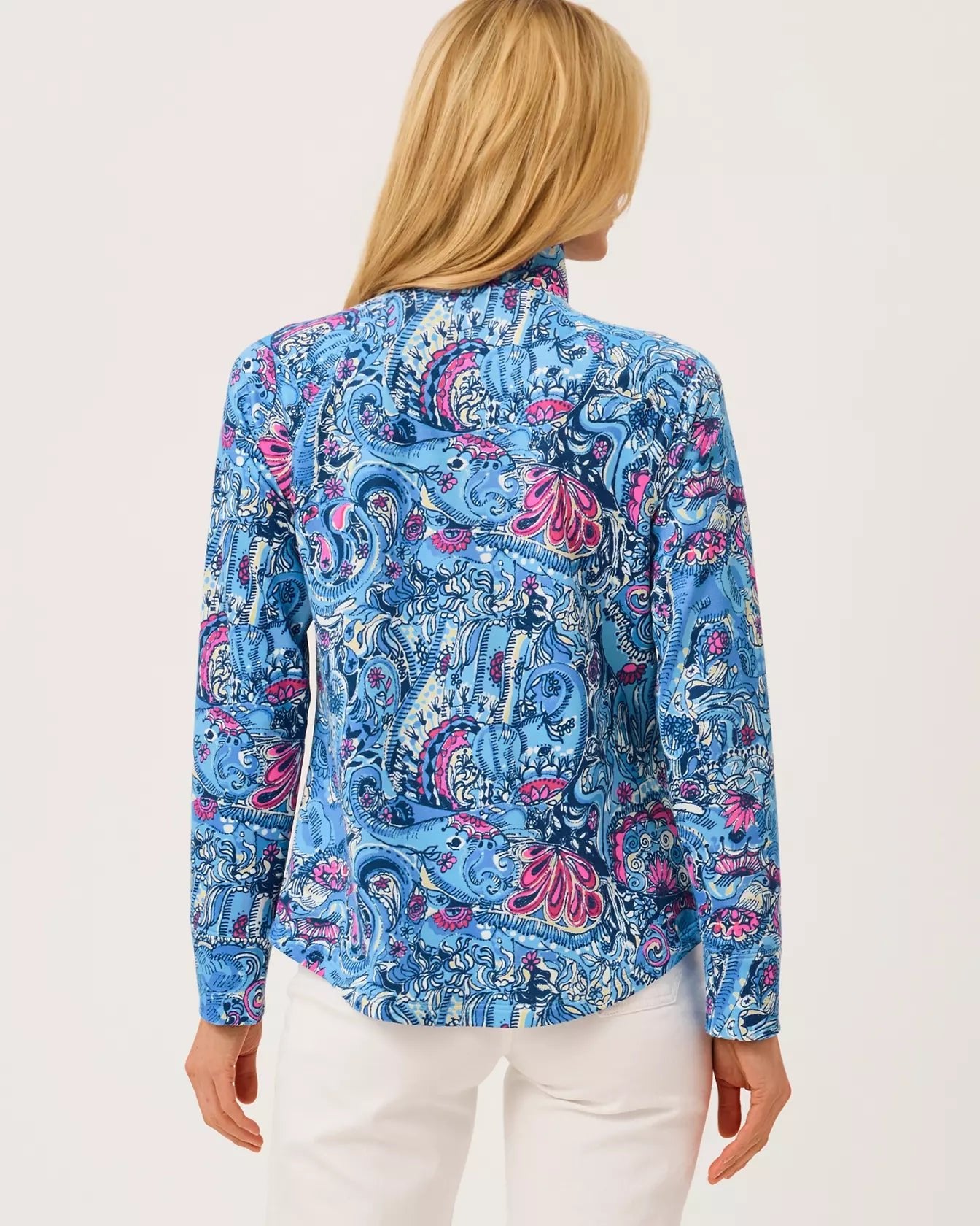 UPF 50+ Skipper PopoverLILLY PULITZERThe Printed Peach Savannah