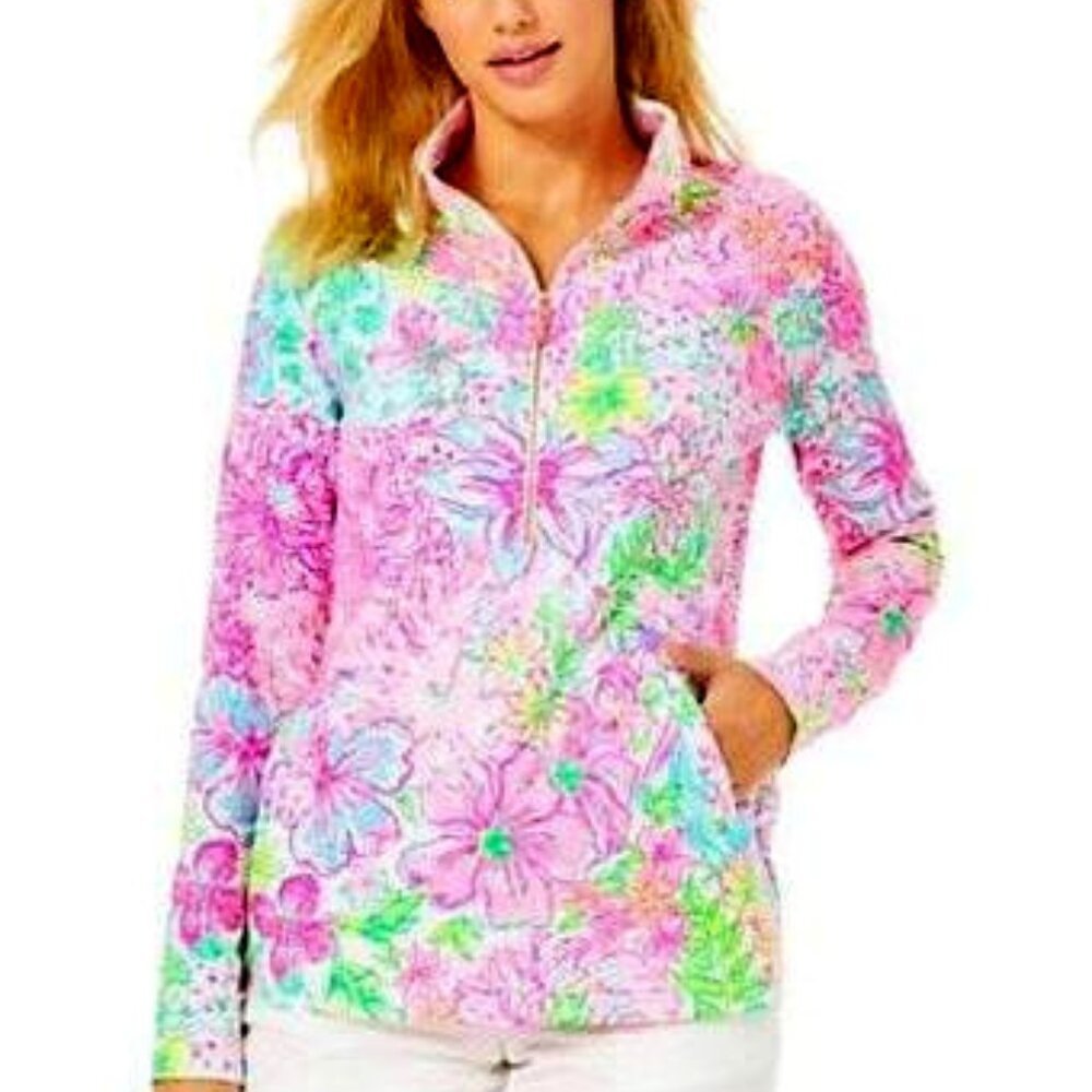UPF 50+ Skipper PopoverWomen - Loungewear - TopsLILLY PULITZERThe Printed Peach Savannah