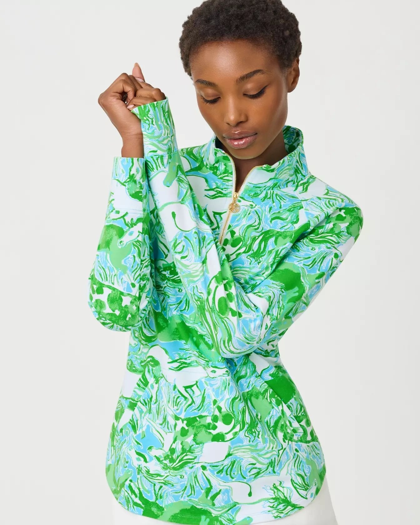 UPF 50+ Skipper PopoverLILLY PULITZERThe Printed Peach Savannah