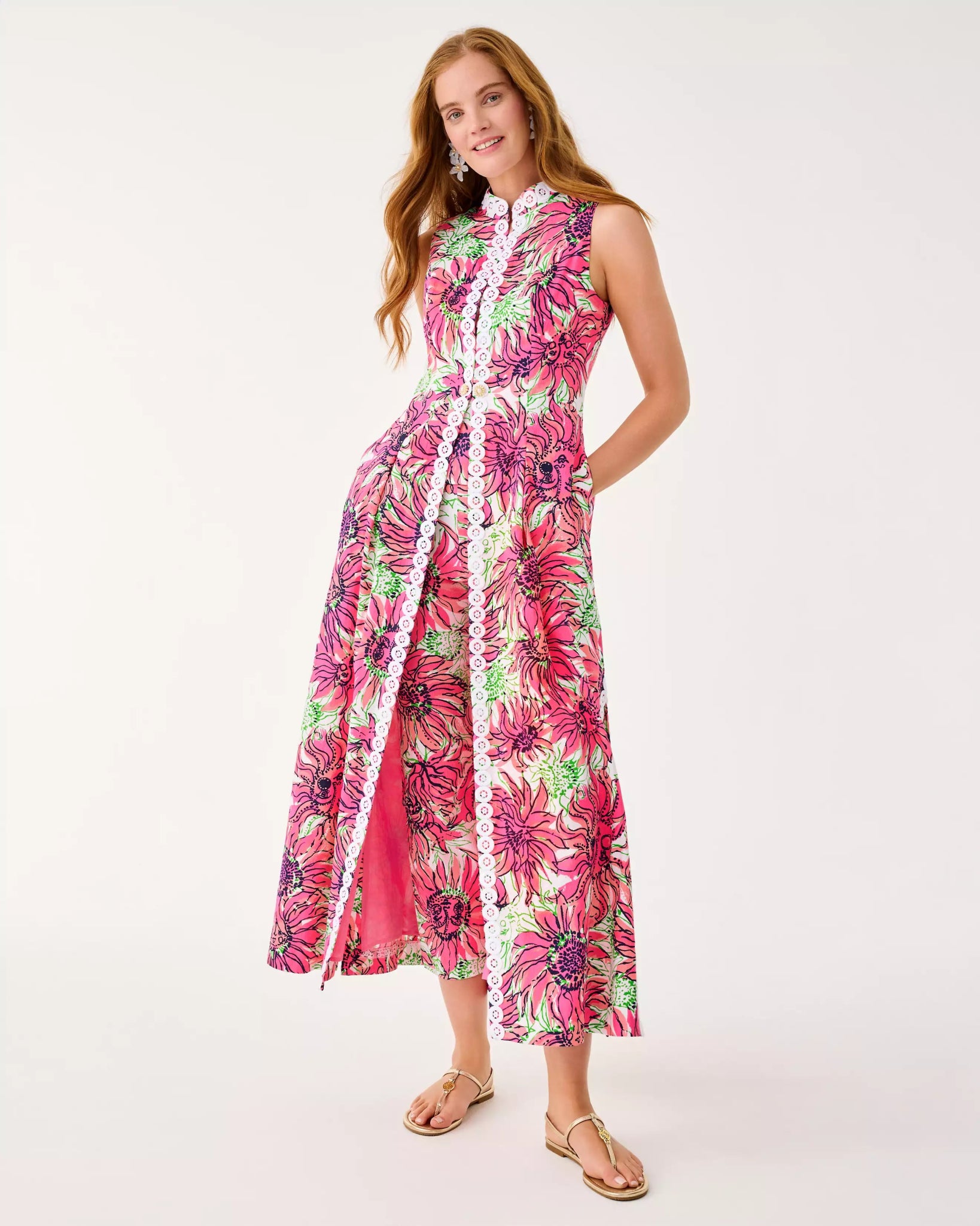 Vanaday DusterLILLY PULITZERThe Printed Peach Savannah