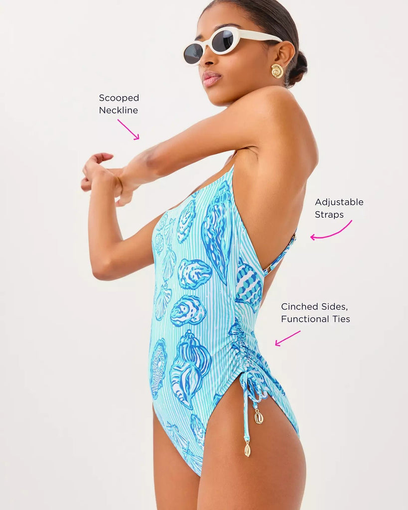 Vinita One - Piece SwimsuitHeartland Retail ItemsLILLY PULITZERThe Printed Peach Savannah