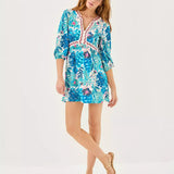 Wexlee Skirted RomperWomens - Dresses - Fit & FlareLILLY PULITZERThe Printed Peach Savannah